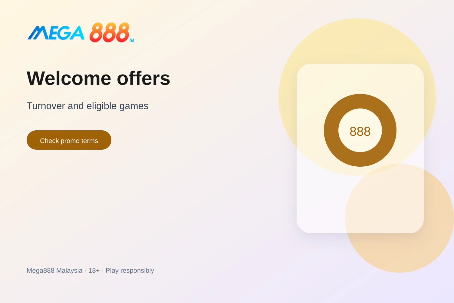 Mega888 promotions in Malaysia: welcome, reload, and the fine print