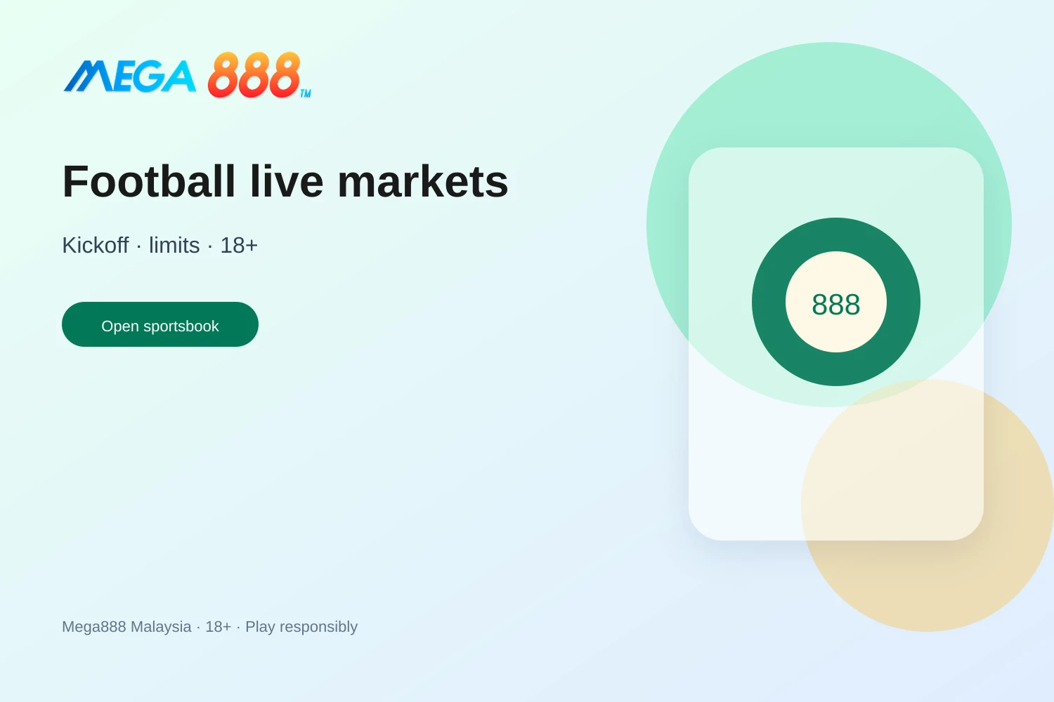 Mega888 sportsbook in Malaysia: football nights, live odds, limits